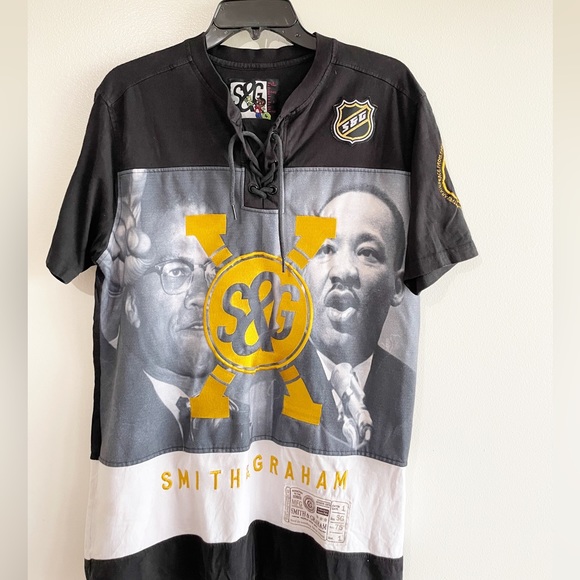 Smith & Graham MLK / Malcolm X Shirt I Have A Dream Preowned Medium - Picture 6 of 9